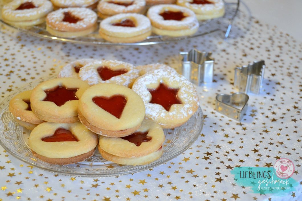 Linzer Plätzchen - Rezept - Lieblingsgeschmack.de