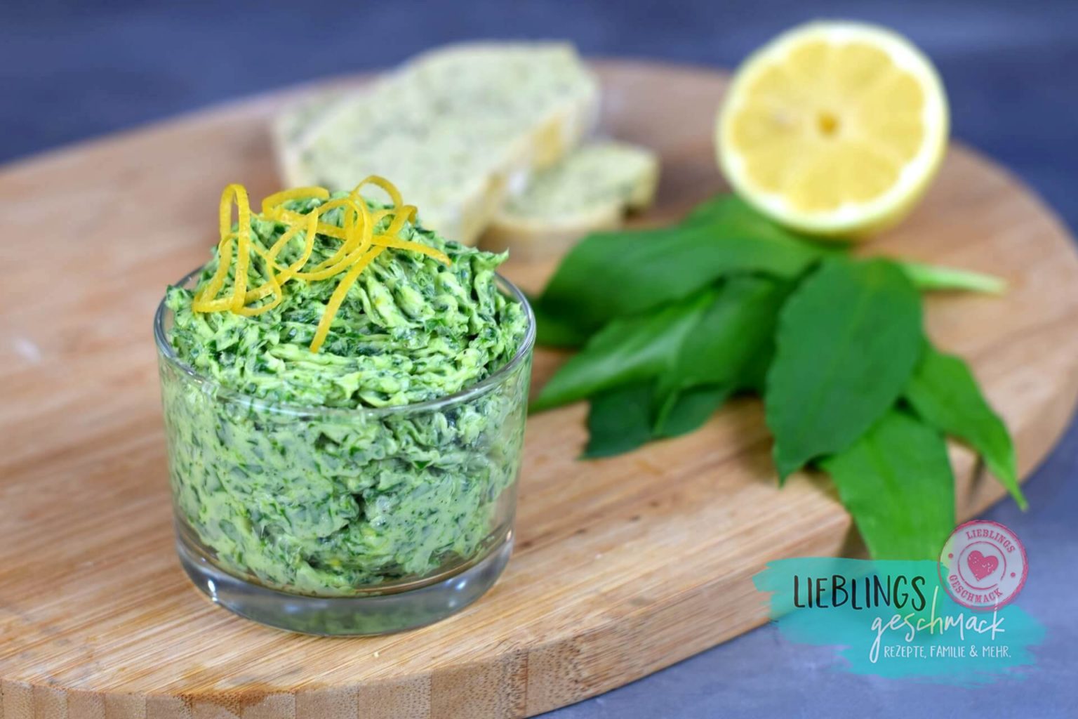 Bärlauch Zitronen Butter - Rezept - Lieblingsgeschmack.de