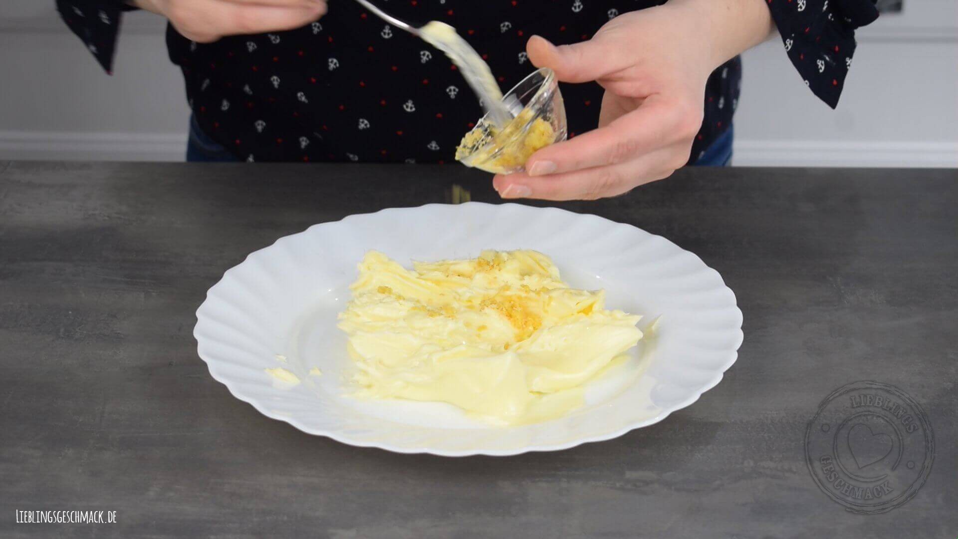 Bärlauch Zitronen Butter - Rezept - Lieblingsgeschmack.de