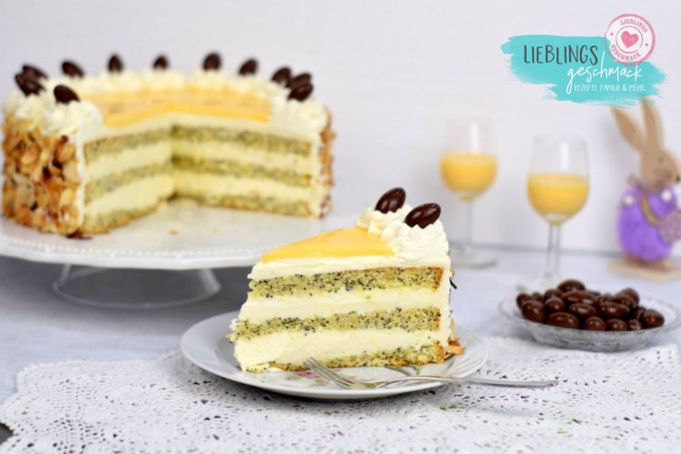 Eierlikör Mohntorte - Rezept - Lieblingsgeschmack.de