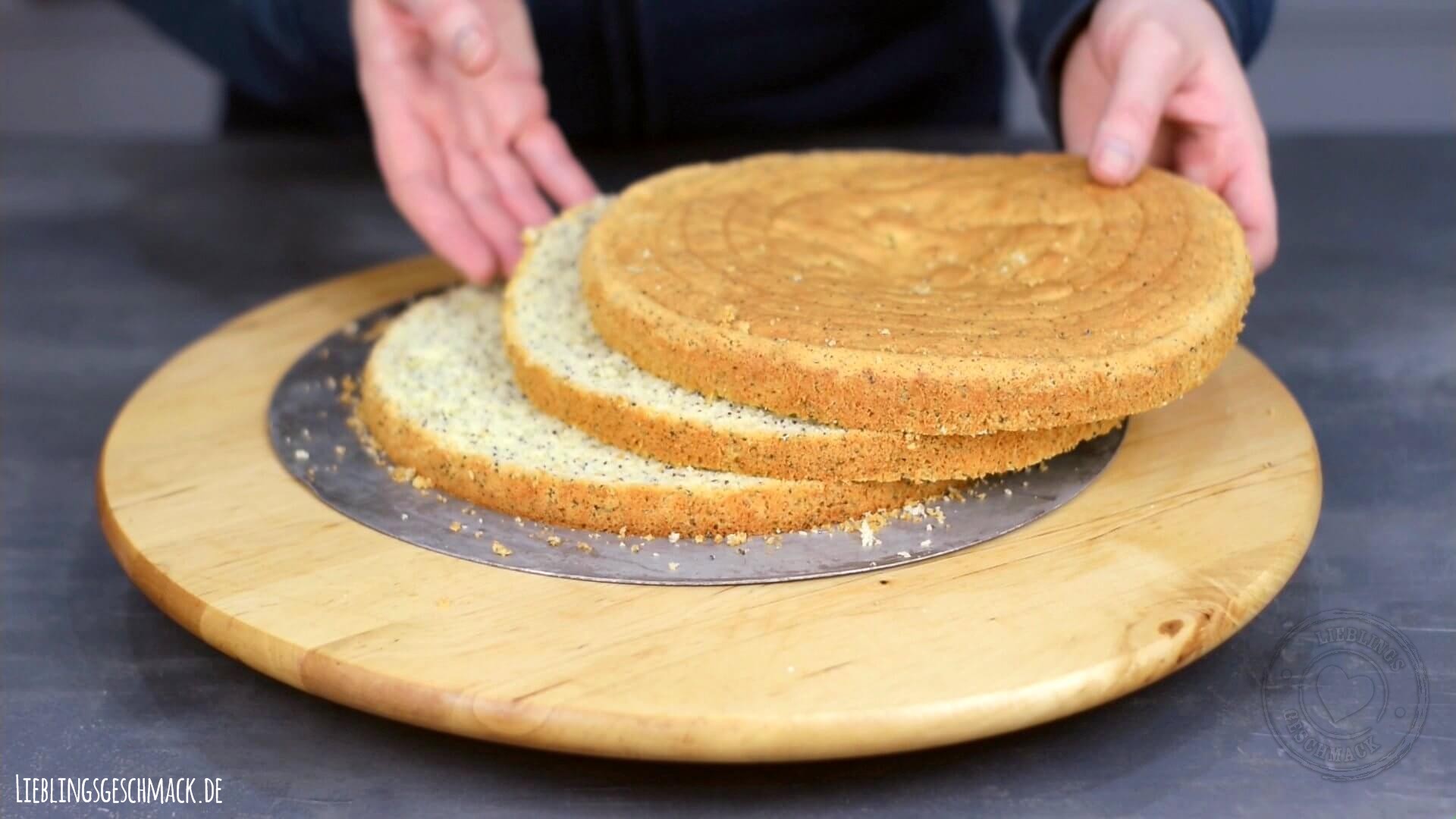 Eierlikör Mohntorte - Rezept - Lieblingsgeschmack.de