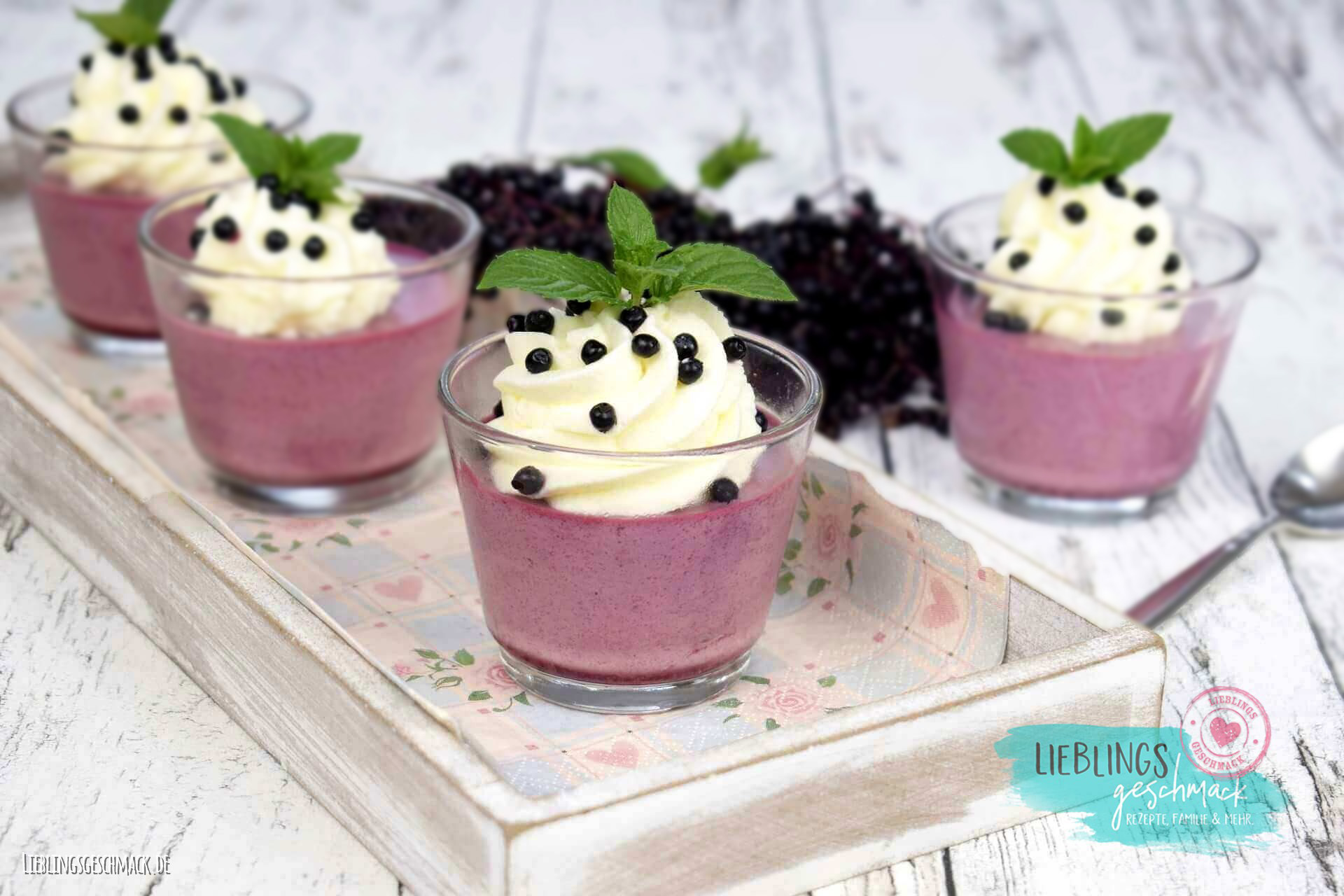 Holunderbeeren-Mousse - Lieblingsgeschmack.de